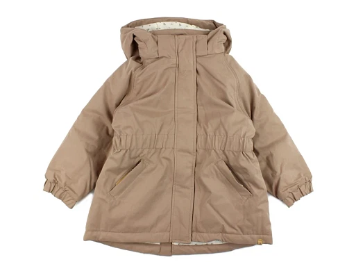 Lil Atelier beaver fur vinterjakke